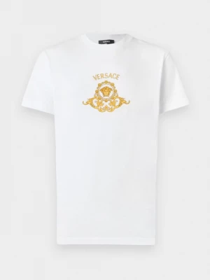 Foto van product T-shirt print Versace crème