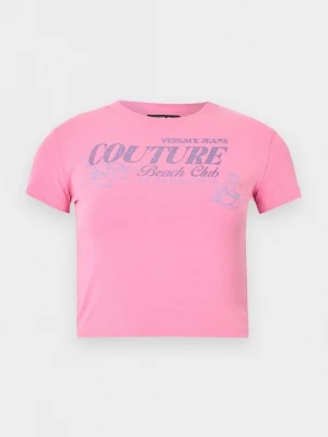 Foto van product T-shirt print Versace Jeans Couture donkerroze