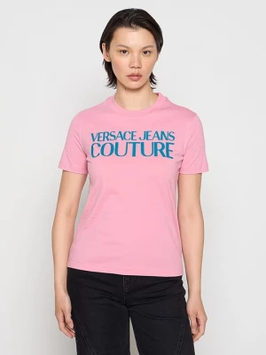 Foto van product T-shirt print Versace Jeans Couture donkerroze