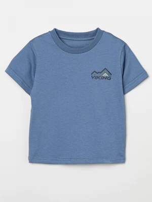Foto van product T-shirt print Viking blauw