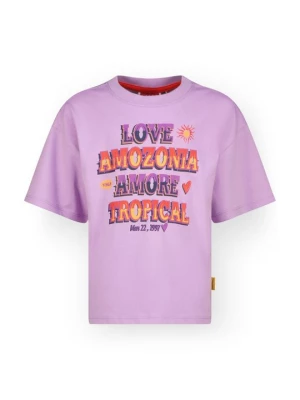 Foto van product T-shirt print VINGINO paars