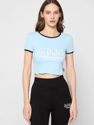 Foto van product T-shirt print Von Dutch blauw