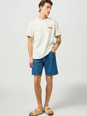Foto van product T-shirt print Wrangler crème