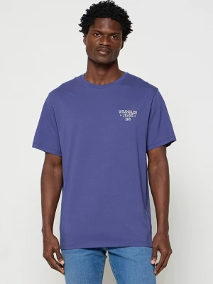 Foto van product T-shirt print Wrangler donkerblauw