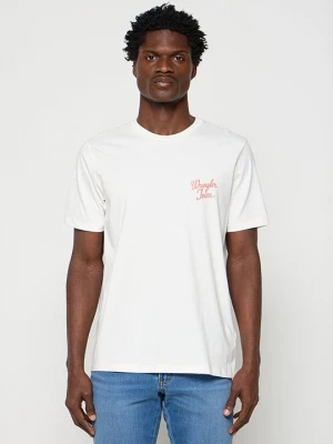 Foto van product T-shirt print Wrangler wit