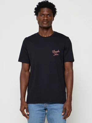 Foto van product T-shirt print Wrangler zwart