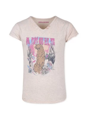 Foto van product T-shirt print Zadig&Voltaire donkerroze