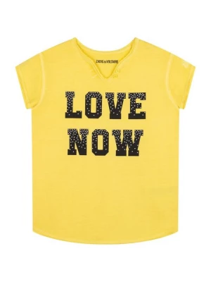 Foto van product T-shirt print Zadig&Voltaire geel