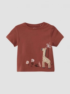 Foto van product T-shirt van katoen met artwork s.Oliver rood