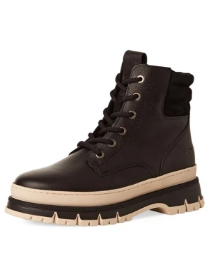 Foto van product Tamaris Enkellaarsjes beige / zwart