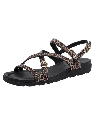 Foto van product Tamaris Sandalen met riem bruin / zwart