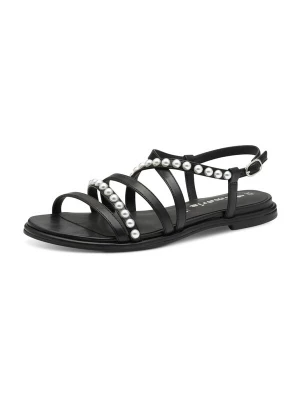 Foto van product Tamaris Sandalen met riem zwart / parelwit