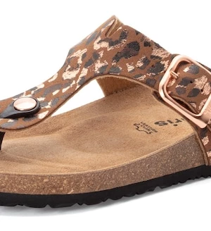 Foto van product Tamaris Teenslipper beige / bruin / donkerbruin / zwart