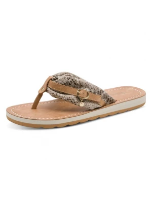 Foto van product Tamaris Teenslipper beige / grijs / wit