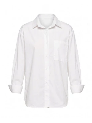 Foto van product Tantra Shirt 'Camisa básica con apertura atras y bolsillo' wit