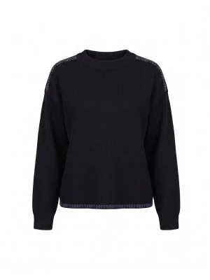 Foto van product Tantra Trui 'Jersey de punto oversize con detalle de pespunte en el bajo y en los hombros. (NEGRO)' zwart