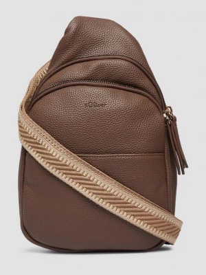 Foto van product Tas met ritsvak en verstelbare schouderriem s.Oliver bruin