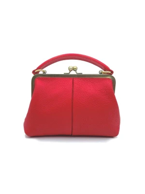 Foto van product Taschenkinder Handtas 'Kleine Olive – Leder Handtasche & Umhängetasche' knalrood