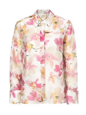Foto van product TATUUM Blouse 'Berry 2' beige / donkergeel / pink / offwhite