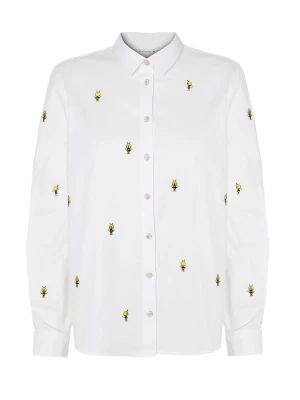 Foto van product TATUUM Blouse 'Edina' geel / goudgeel / zwart / wit