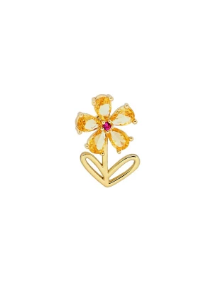 Foto van product TATUUM Broche 'Kiwo' honing / goud / pink