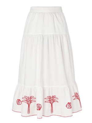 Foto van product TATUUM Rok 'Sisa' rood / offwhite