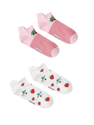 Foto van product TATUUM Sokken 'Delly 5' groen / rosa / rood / wit