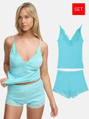 Foto van product Tazzio Korte pyjama 'F909' mintgroen