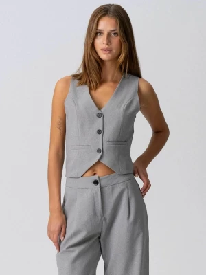 Foto van product TEESHOPPEN Bodywarmer ' Natalie ' grijs