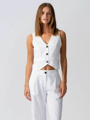 Foto van product TEESHOPPEN Bodywarmer ' Natalie ' wit