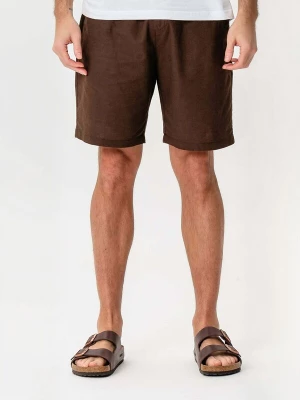 Foto van product TEESHOPPEN Broek ' Linen Blend ' donkerbruin