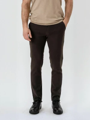 Foto van product TEESHOPPEN Broek ' Structure ' donkerbruin
