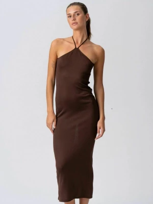 Foto van product TEESHOPPEN Jurk ' Jasmin ' bruin