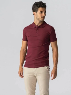 Foto van product TEESHOPPEN Overhemd ' Muscle Polo ' bordeaux