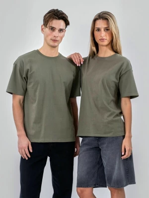 Foto van product TEESHOPPEN Top ' Heavy ' olijfgroen