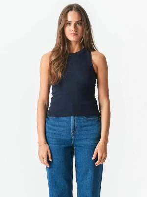 Foto van product TEESHOPPEN Top ' Ribbed ' blauw