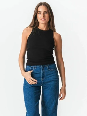 Foto van product TEESHOPPEN Top ' Ribbed ' zwart