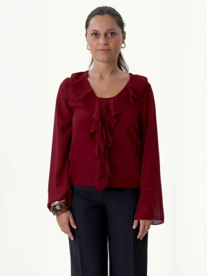 Foto van product TEESHOPPEN Trui ' Alba ' bourgogne
