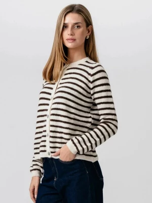 Foto van product TEESHOPPEN Trui ' Crizette Striped ' offwhite