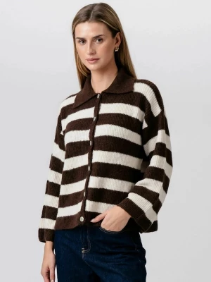 Foto van product TEESHOPPEN Trui ' Josie Polo ' offwhite