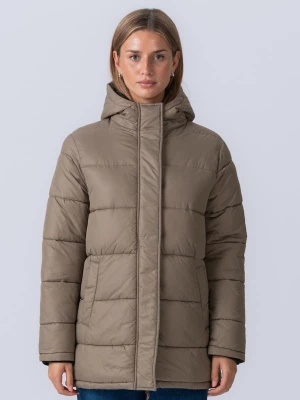 Foto van product TEESHOPPEN Winterjas ' Long Puffer ' sand