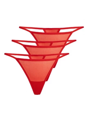 Foto van product TEYLI String 'Paski' rood