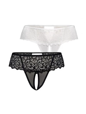 Foto van product TEYLI String 'Rossu' zwart / wit