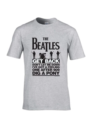 Foto van product The Beatles Shirt 'Beatles – Get Back T-Shirt' grijs