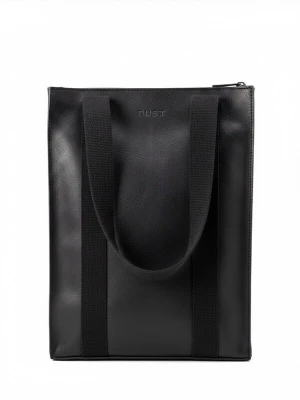 Foto van product THE DUST COMPANY Shopper 'Leather Tote Black Manhattan Collection' zwart
