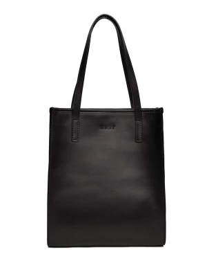 Foto van product THE DUST COMPANY Shopper 'Leather Tote Black The Hamptons Collections' zwart