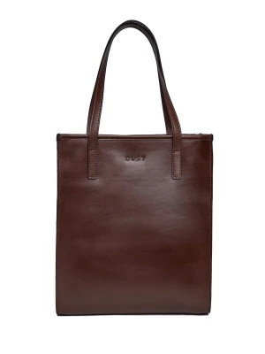 Foto van product THE DUST COMPANY Shopper 'Leather Tote Dark Brown The Hamptons Collections' donkerbruin