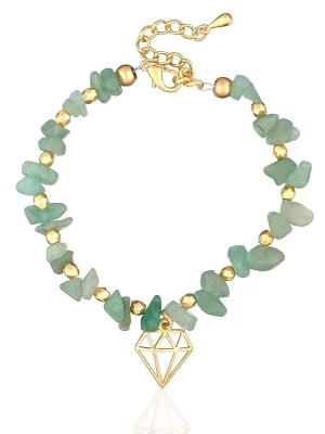 Foto van product THE GEM STORIES JEWELRY Armband 'Aventurine Diamond Bracelet' groen