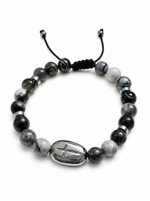 Foto van product THE GEM STORIES JEWELRY Armband 'Eternal Faith Bracelet' zwart