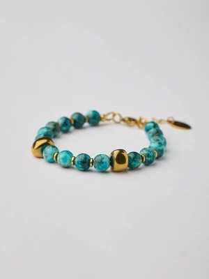 Foto van product THE GEM STORIES JEWELRY Armband 'Howlite' blauw